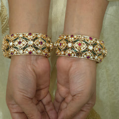 Keerthi polki bangles