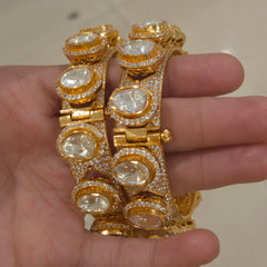 Janvi Kundan Polki bangles