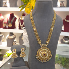 Yati antique gold plated set