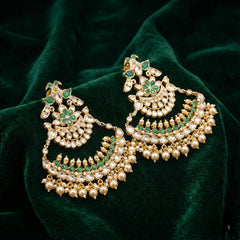 Manjula moissanite polki chaandbali
