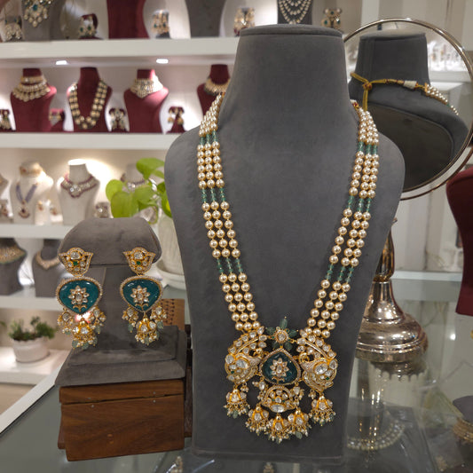 Arpan moissanite polki long set