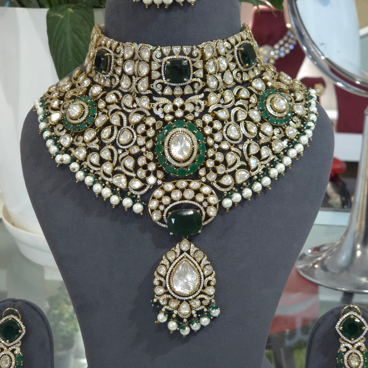 Ruksar bridal victorian polki