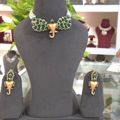 Eravat moissanite polki set