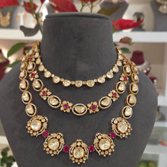 Ruhani moissanite polki set