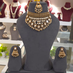 Nalini antique golden set