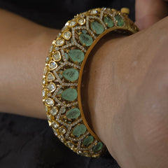 Shaguna moissanite polki bracelet