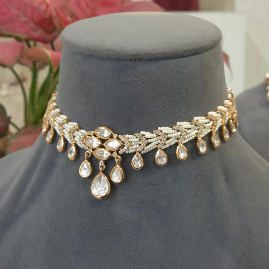 Sarika polki choker set