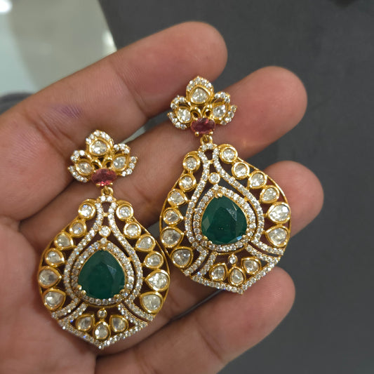 Vashnavi polki necklace set