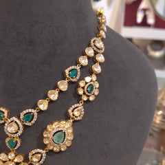 Muskaan moissanite polki set