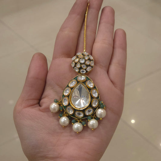 Arina Kundan polki Tikka