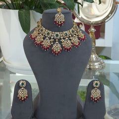 Mumtaz polki necklace set