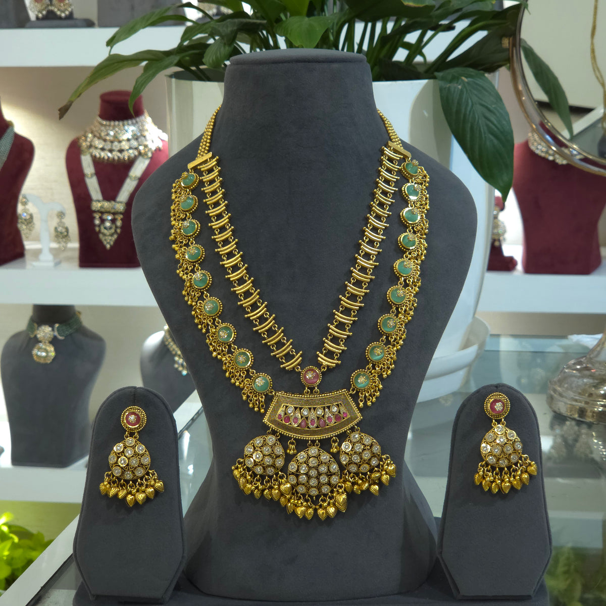 Priya Long rani necklace set