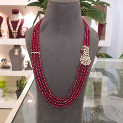Kanwal polki sherwani mala