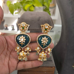 Arpan moissanite polki long set