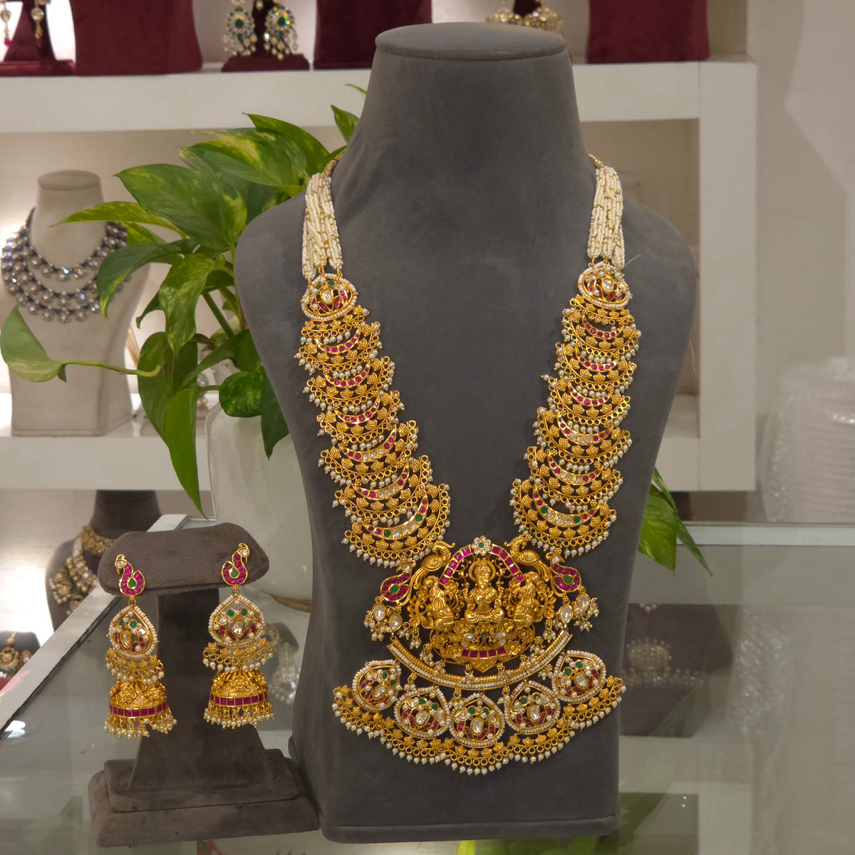 Rajlakshmi temple polki set