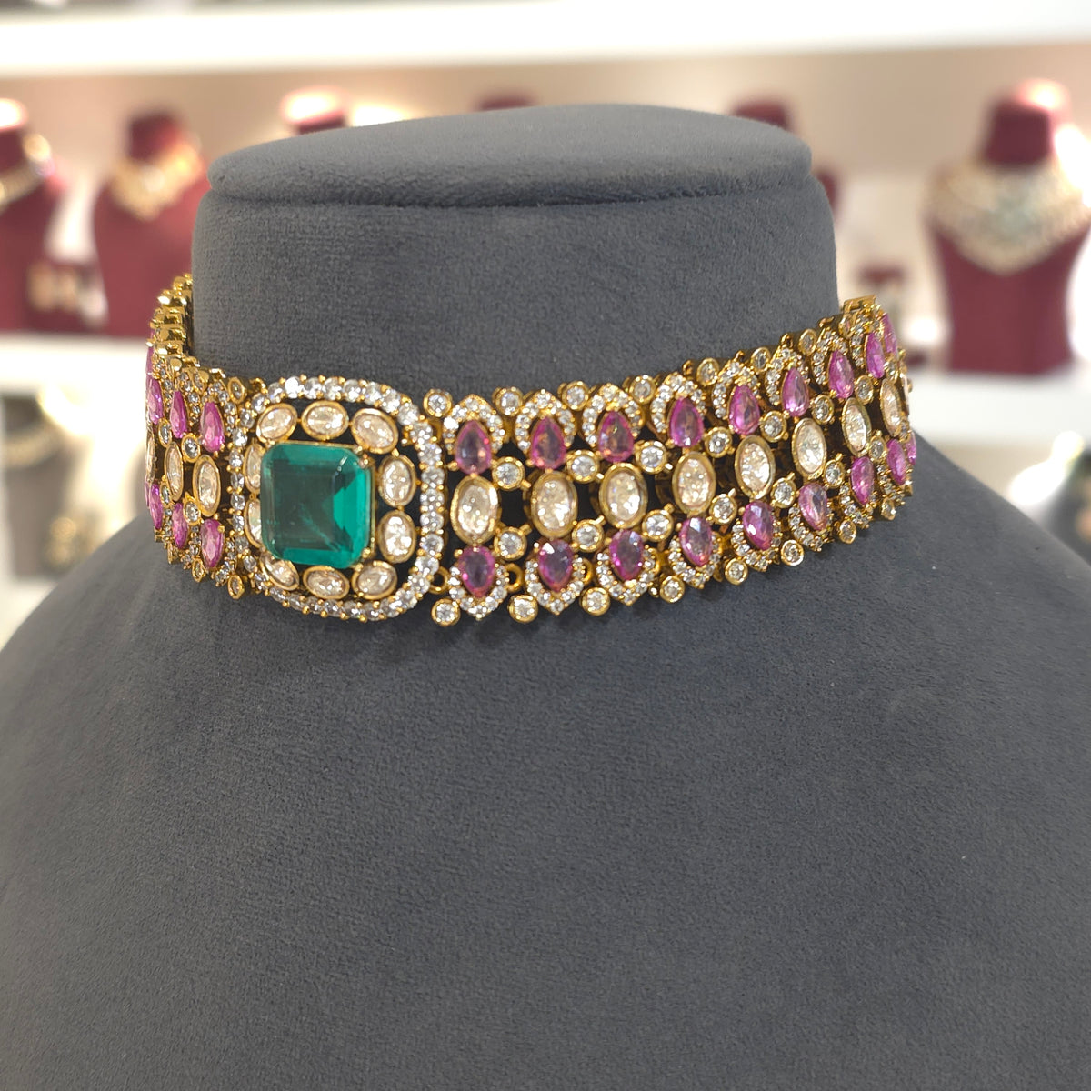 Niti moissanite polki set