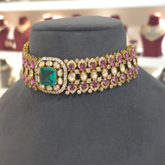 Niti moissanite polki set