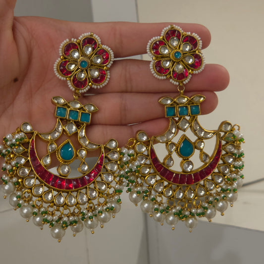 Belle paachi kundan earrings