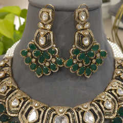 Sabrina polki necklace set