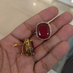 Rashi moissanite polki set