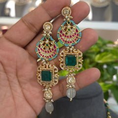 The vindhya nizam moissanite polki set