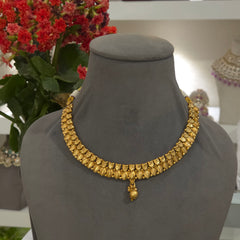 Anu antique gold necklace set