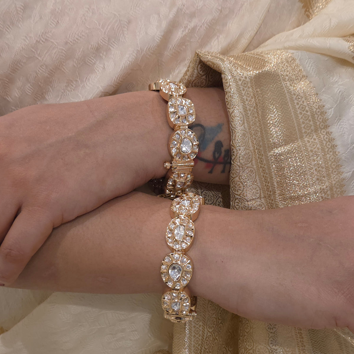 Brinda polki bangles