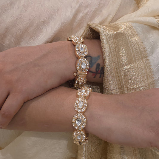 Brinda polki bangles