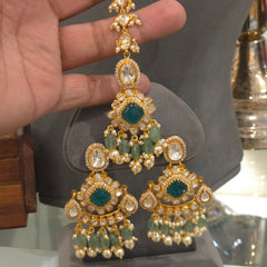 Ayesha moissanite polki set