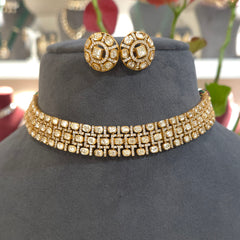 Mehraz moissanite polkj choker set