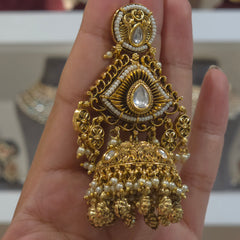 ALOKIKA polki jhumka