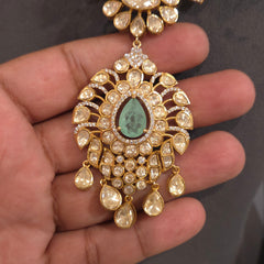 Muskaan moissanite polki set
