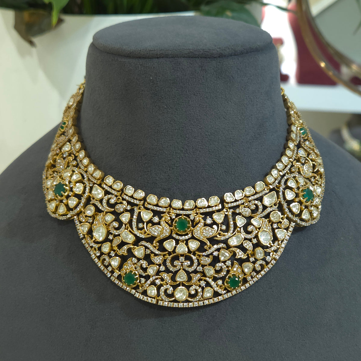 Ibaadat moissanite necklace set