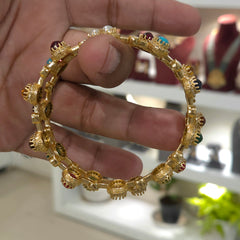Barkha moissanite navrattan bangle