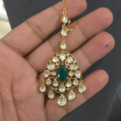 Mythili moissanite polki set