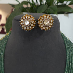 Mehraaz Mossonite polki p.set
