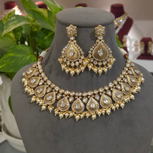 Kashvi Antique polki set