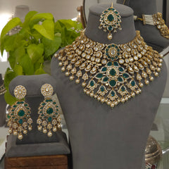 Smitha polki necklace set