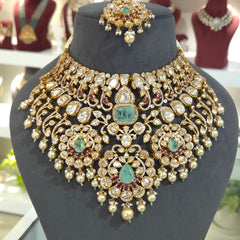 Vidushi polki bridal set