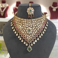 Rekha Bridal Polki necklace set