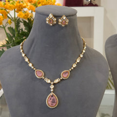 Milan moissanite polki set