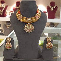 The royal king moissanite polki set