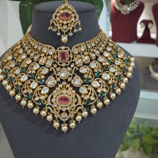 Sheraz polki bridal set
