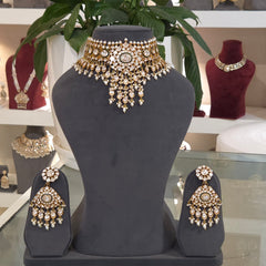 Padmini moissanite polki set