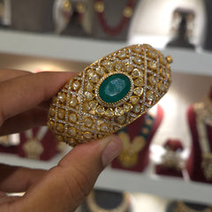 Meher moissanite polki bracelet