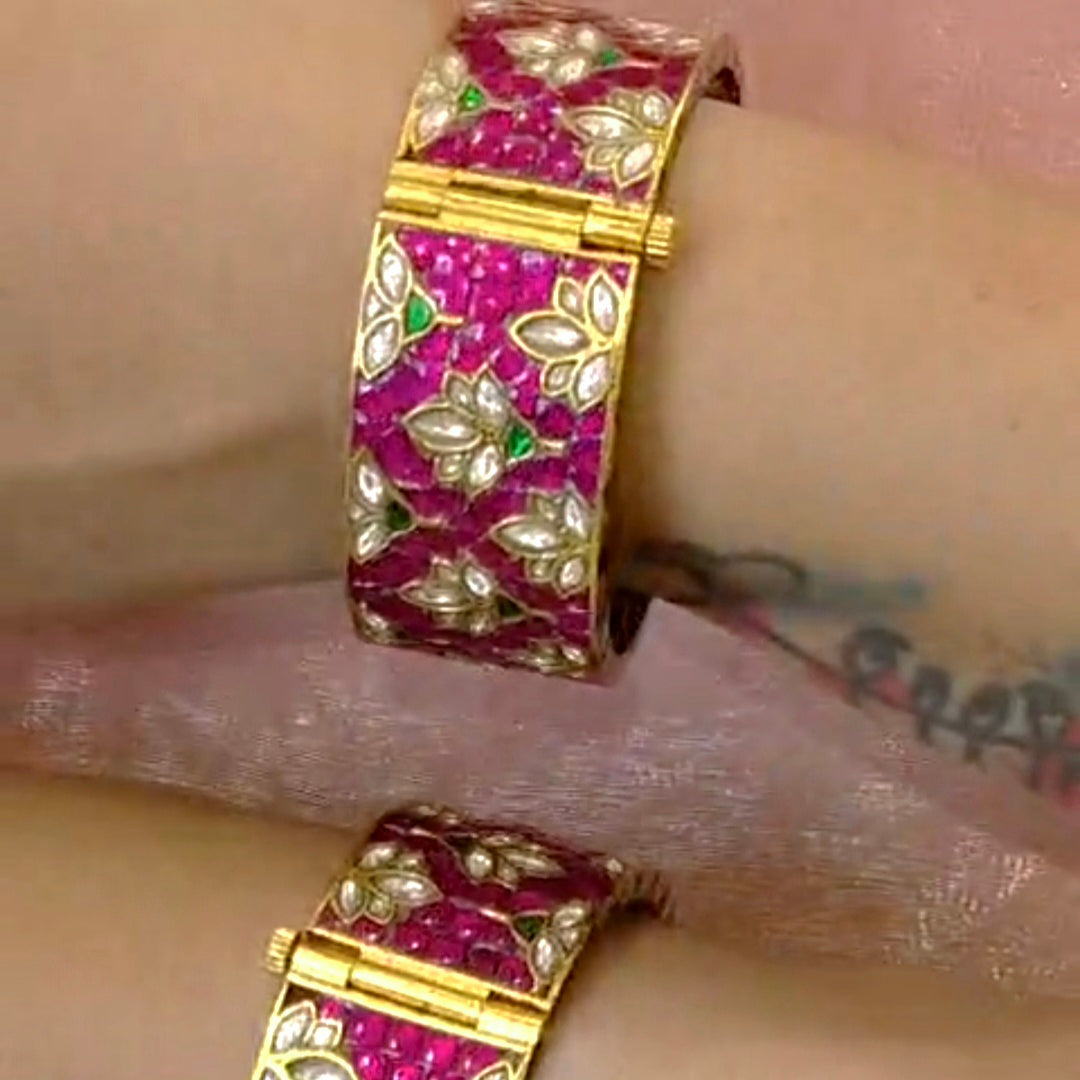 Karni polki bangles