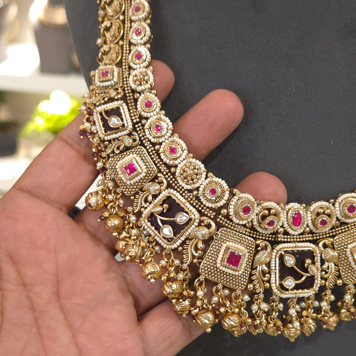 Bhargavi antique haar / haram