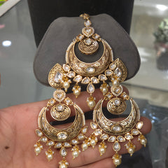 Bharthi antique polki set