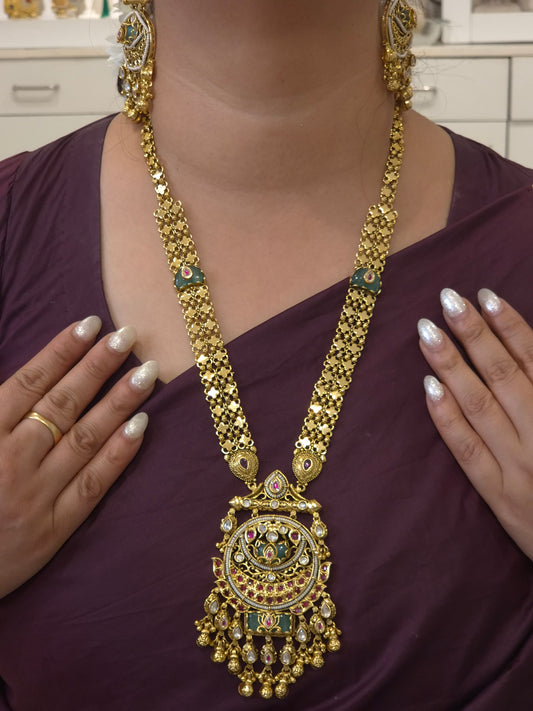 Poojitha heritage long set