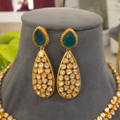 Rohini moissanite polki set